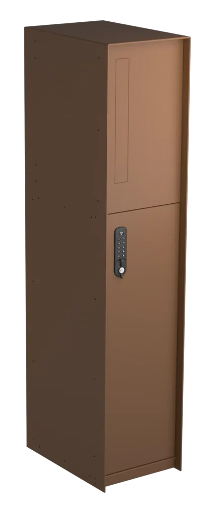 ONZO-Paketbriefkasten Fenix Front in Cortenstahl-Optik